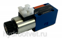 4WE6HB61/CG24N9K4 - Гидрораспределитель золотниковый Ду 6 с электроуправлением, схема HB (14-2), электроуправление G24, возврат - пружинный